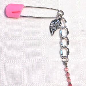 Handmade decorative safety pin no. 6